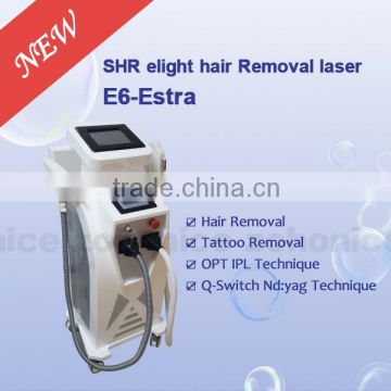 E6 elight q-switch nd yag laser hair removal machine for sale