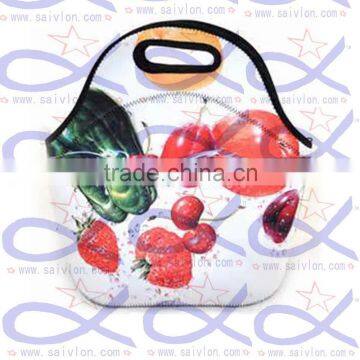 Fashion Colorful Neoprene Lunch Tote Bag photo-4