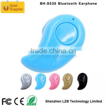 2016 Mini V4.0 EDR S530 Smallest Bluetooth Headset Wholesale from ISO Manufacture