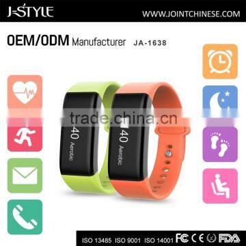 J-STYLE Fitness Tracker wristband Heart Rate Monitor smart bracelet