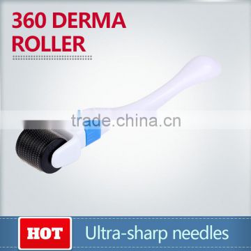 Best selling high quality low price dermaroller with 360 degrees rotating head