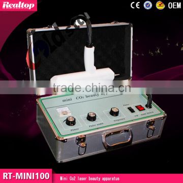 2016 Hot selling Mini laser CO2 Infrared Light wart removal scar removal machine with 10.6 nm wavelength