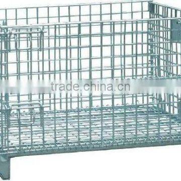 adjustable storage galvanizing wire mesh container