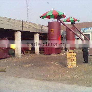 Aluminium melting furnace biomass pellet burner