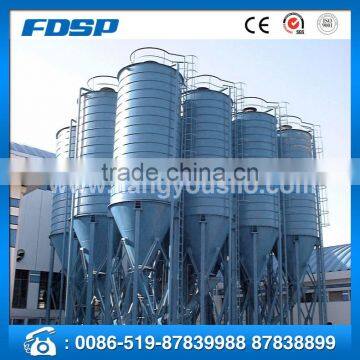 CE approved grain storage silo project hopper bottom cement silo