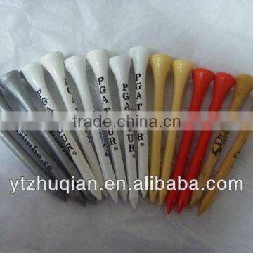 Colourful golden supplier golf tee with various size factory offer