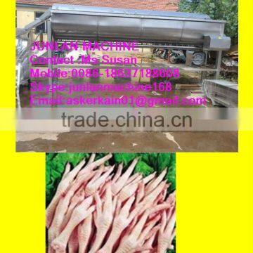 chicken paw skin peeling machine for chicken feet processing