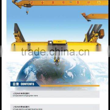 LD LX Single-Girder Electric Overhead Cranes Crane Hometown Safe Driving Brige Crane photo-2