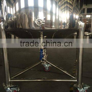 304/ 316L Stainless Steel Drum With Wheels/ Stainless Steel Drum/ Stainless Steel Tank photo-2