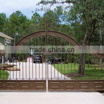 Customized Residential Fashion Style Main Steel Gate Design,model of Gate and Iron Fence photo-4