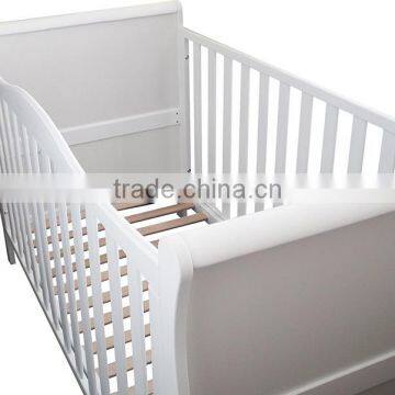 Luxury Solid Wood Baby Cot Bed Sleigh Cotbed Toddler Bed photo-3