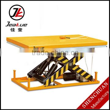 European original high-quality AC power Inmoveable 4T Motorcycle Standard Electric Double Scissor Lift Table