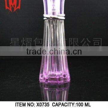 Red & purple pillars perfume bottle ,bottle for sale ,bottle provider