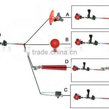 4 in 1 Gasoline Petrol Multi-functional Cutter 43 CC Pole Pruner Pole Saw Pole Trimmer