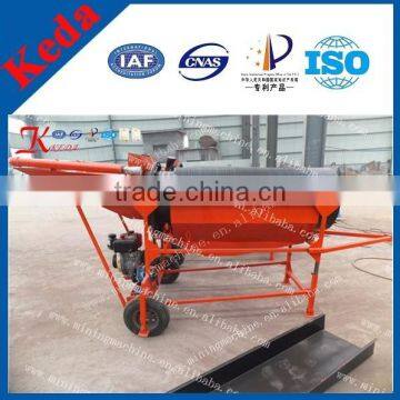 High Qulity Alluvial Gold Mini Gold Trommel Screen for Ghana photo-3