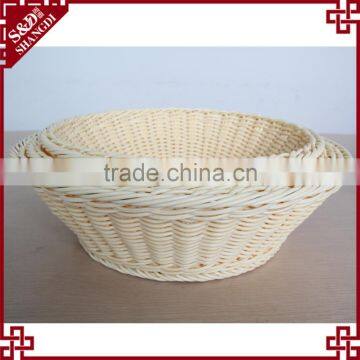 Hot Sale Plastic Rattan Baskets for Supermarket Display Shelves photo-3