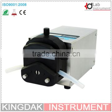 Easy-load economic price peristaltic pump BT102S with YT15 flow 0.006~570ml/min CE peristaltic pump