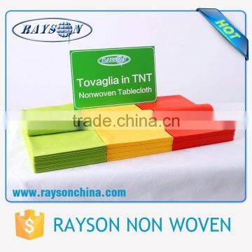 Wholesale Various Color Cheap Fancy Elegant Nonwoven Fabric to Make Tablecloths photo-3
