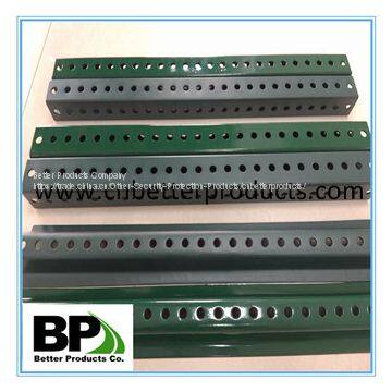 Support design for U traffic sign posts