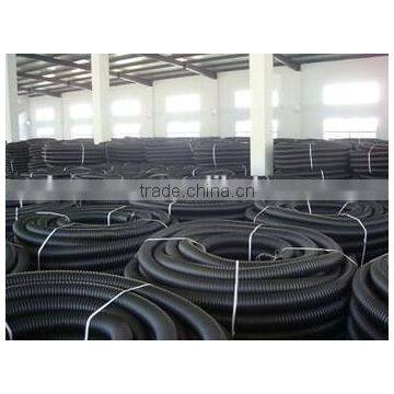 HDPE carbon corrugated pipe for cable protection