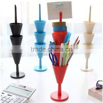 2015 New Style Card Holder, Plastic Pen Container, Plastic Desk Organizer photo-3