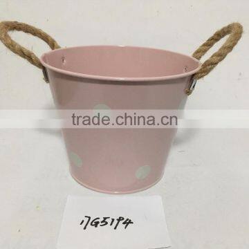 Cheap Custom Gift Packaging Hanging Rectangular Round Wrought Iron Window Box Planter photo-4