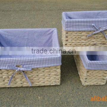 wholesale multifuctional sea grass basket maize mose basket storage basket