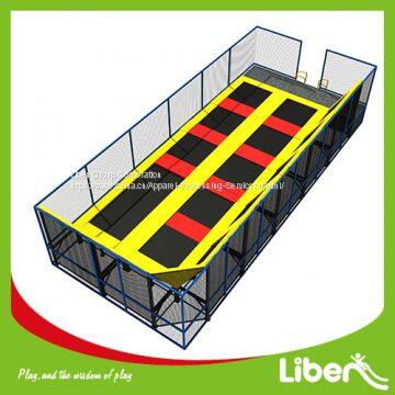 Kids Jumping on Fitness Trampoline Park
