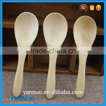 Natural Mini Wood Honey Ice Cream Spoon, Small Wooden Spoon photo-2