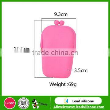 New Design Fashion Wholsale Colorful Silicone Card Holder Wallet photo-3