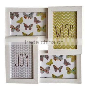 Store More 4 Compartment White MDF Display Photo Frame photo-2