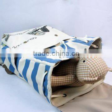 Store More Beautiful Design Canvas Backpack, School Backpack, Hiking Backpack photo-4