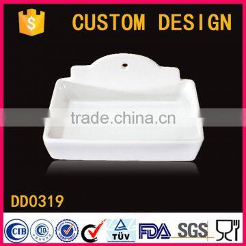 Made in China Artistic Ceramic Wall Mounted Soap Dish for Bath Accessories photo-6