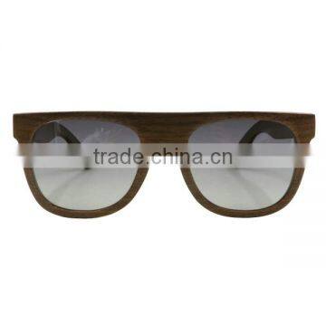 Wholesale Custom Natural Wood Sunglass Lenses Black Walnut Sunglasses photo-2