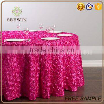 Garment Rosette Round Table Cloth for Wedding/party/banquet photo-4
