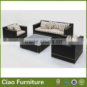 2016 Season Patio Wicker Furniture 4 Pcs Sectional Sofa Set photo-6