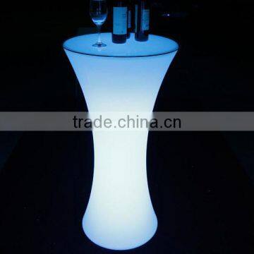 plastic rechargeable pe materials wholesale disco led table