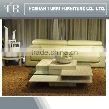 Living Room Modern Sectional Italian Leather Sofa photo-4