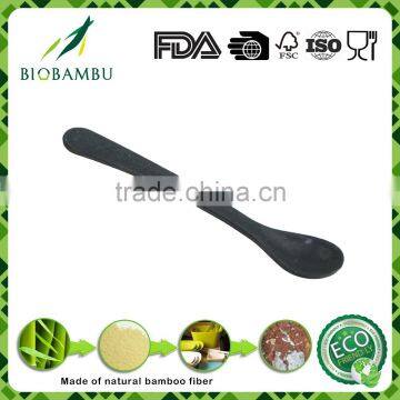 2016 hot sale durable disposable mini bamboo fiber spoon