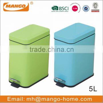 Colorful Powder Coating Oval Steel Waste Bin photo-4