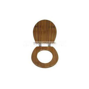 Bamboo toilet seat