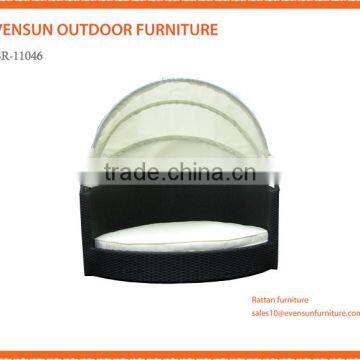 High quality Rattan pets furniture cheap rattan dog bed with canopy