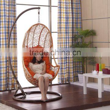 Elegant Design Cheap PE Rattan Garden Swing Chair