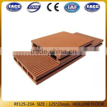 Wpc Hollow Outdoor Deck/wood plastic composite board/plastic skirting board