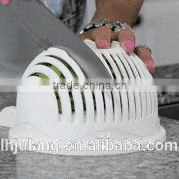 2017New Design Fruit Vegetable Plastic Salad Slicer Cutter Salad Maker Bowl /plastic Salad Cutter Bowl