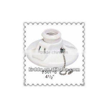 cord& 2 pin socket E27 ceramic lampholder