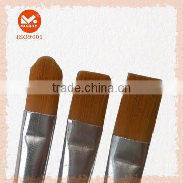 Multi Tips Nylon Bristle Artist Paint Brush With Wood Handle photo-2