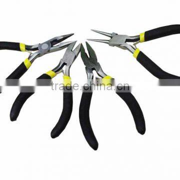 4pcs/set Mini Plier Set Long Nose+Round Nose+Diagonal Pliers+combination Plier photo-2