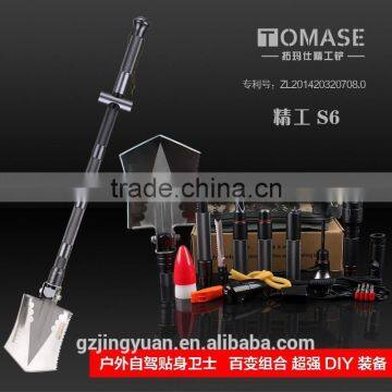 S6 OEM logo retractable mini military shovel