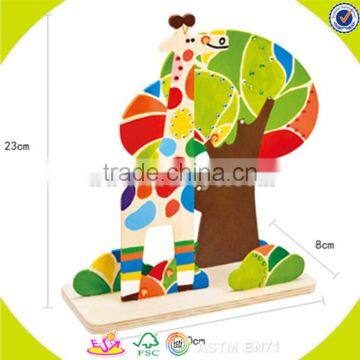 Wholesale Baby Wooden Painting Toy Fashion Kids Wooden Painting Toy Most Popular Children Wooden Painting Toy W03A072 photo-2